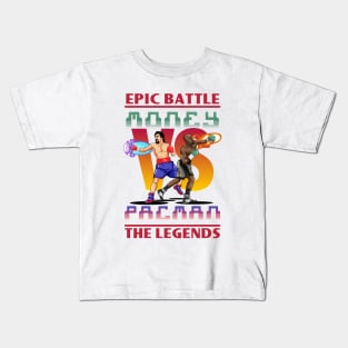 Boxing Legends: Money vs Pacman Kids T-Shirt